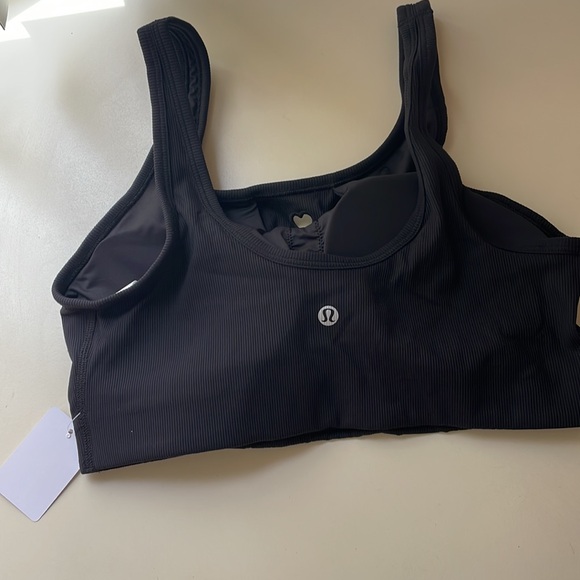 Lululemon Nulu Ribbed Scoopneck Bra with Heart Cutout - Picture 6 of 6